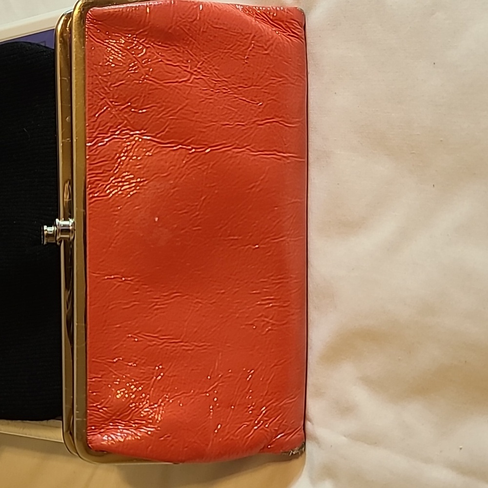 Hobo Lauren double lock clutch wallet.